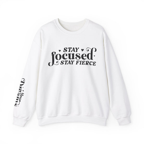 Stay Focused, Stay Fierce - Empowering Motivational T-Shirt for Strong Women