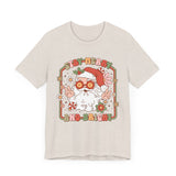 Stay Merry and Bright T-Shirt - Fun Santa Graphic Shirt - Holiday Vibes