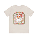 Stay Merry and Bright T-Shirt - Fun Santa Graphic Shirt - Holiday Vibes