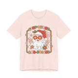 Stay Merry and Bright T-Shirt - Fun Santa Graphic Shirt - Holiday Vibes