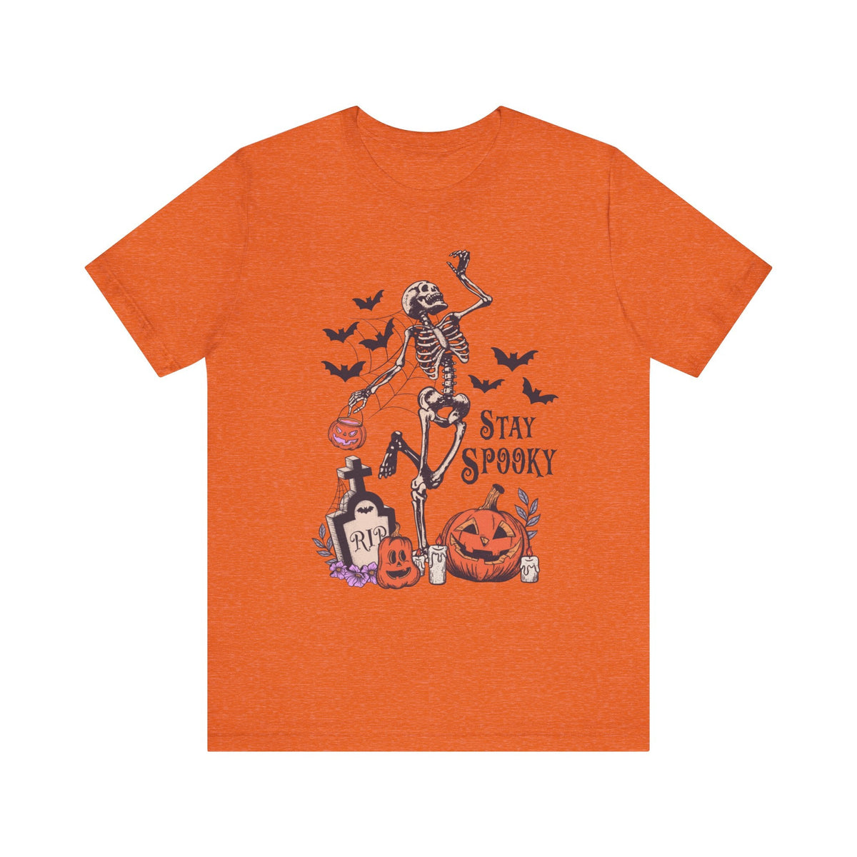 Stay Spooky - Dancing Skeleton Pumpkin Halloween Shirt