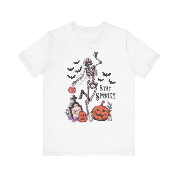 Stay Spooky - Dancing Skeleton Pumpkin Halloween Shirt