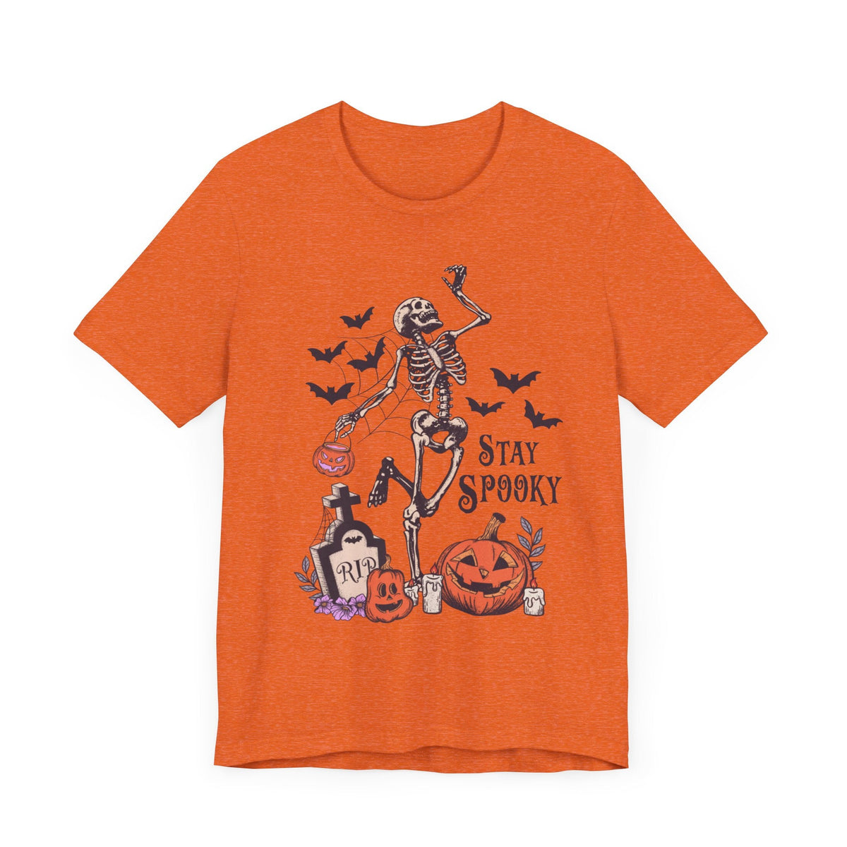 Stay Spooky - Dancing Skeleton Pumpkin Halloween Shirt