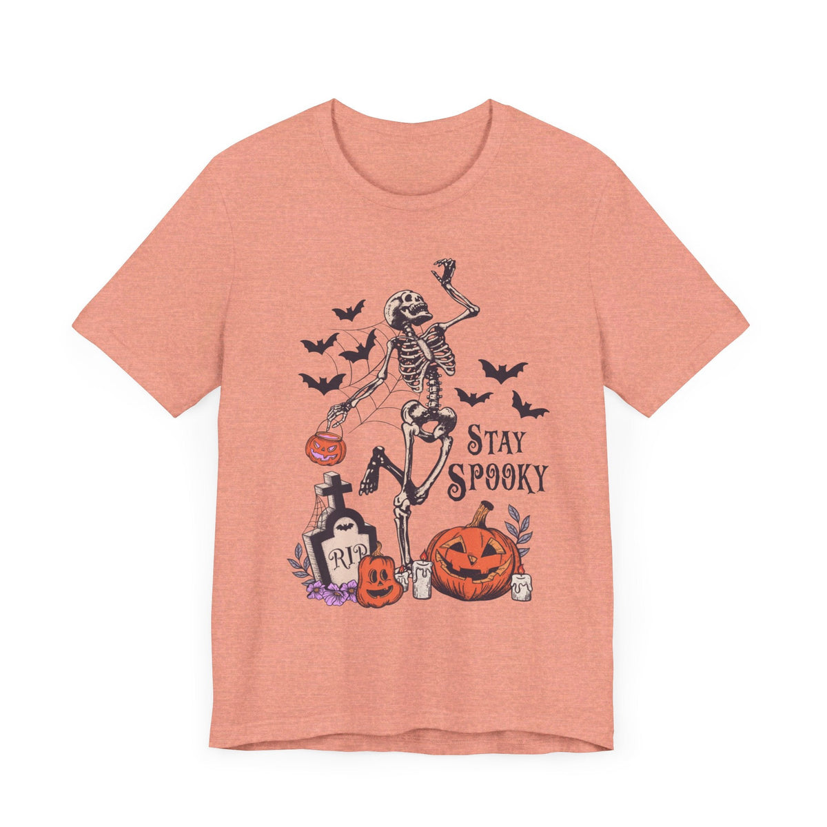 Stay Spooky - Dancing Skeleton Pumpkin Halloween Shirt