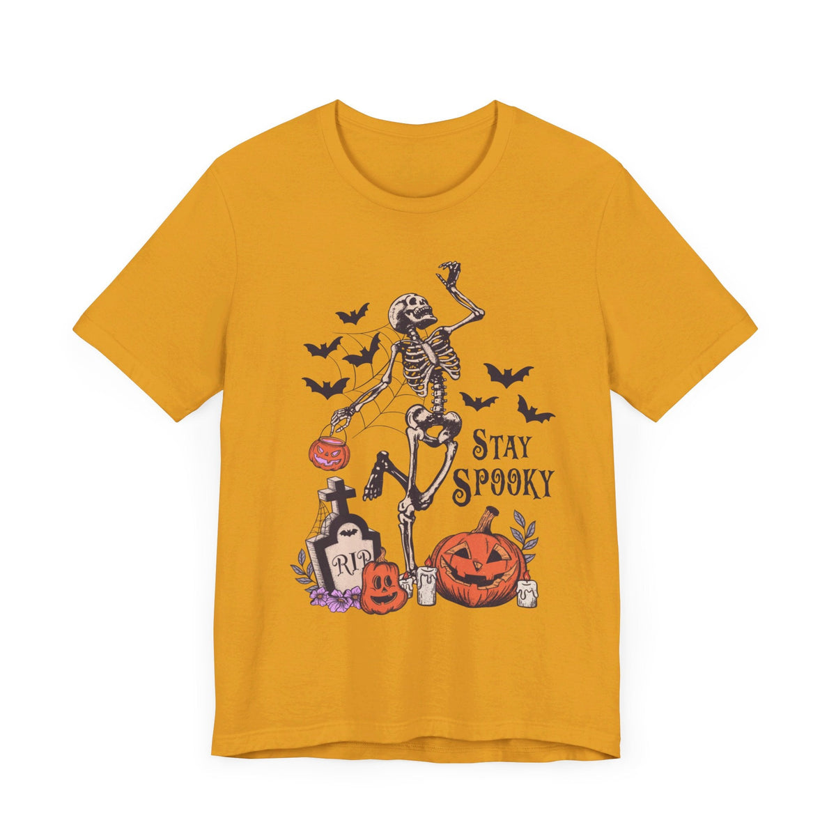 Stay Spooky - Dancing Skeleton Pumpkin Halloween Shirt