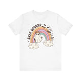 Stay Spooky Rainbow Ghost Halloween Shirt - Pastel Retro Halloween Tee