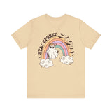 Stay Spooky Rainbow Ghost Halloween Shirt - Pastel Retro Halloween Tee