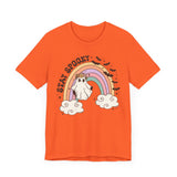 Stay Spooky Rainbow Ghost Halloween Shirt - Pastel Retro Halloween Tee