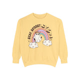 Stay Spooky Rainbow Ghost Halloween Sweatshirt - Pastel Retro Halloween Sweater