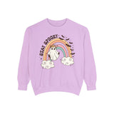 Stay Spooky Rainbow Ghost Halloween Sweatshirt - Pastel Retro Halloween Sweater