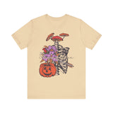 Staying Alive - Floral Skeleton Ribcage Halloween Shirt