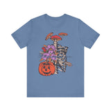 Staying Alive - Floral Skeleton Ribcage Halloween Shirt