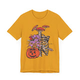 Staying Alive - Floral Skeleton Ribcage Halloween Shirt