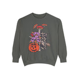 Staying Alive - Floral Skeleton Ribcage Halloween Sweatshirt