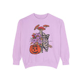 Staying Alive - Floral Skeleton Ribcage Halloween Sweatshirt