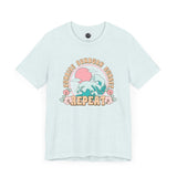 Sunrise Sunburn Sunset Repeat Beach T-Shirt - Coastal Chic Tee | Lake Life Shirt | Summer Graphic Top | Trendy Vacation Wear