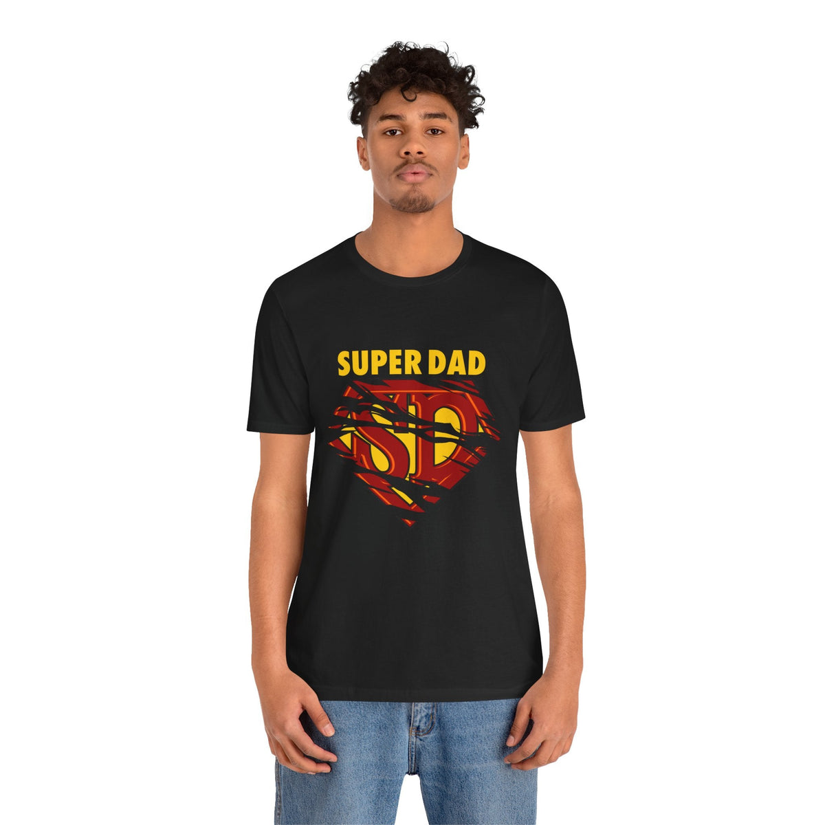 Super Dad Short Sleeve Crew Neck T-Shirt