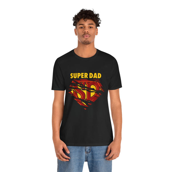 Super Dad Short Sleeve Crew Neck T-Shirt