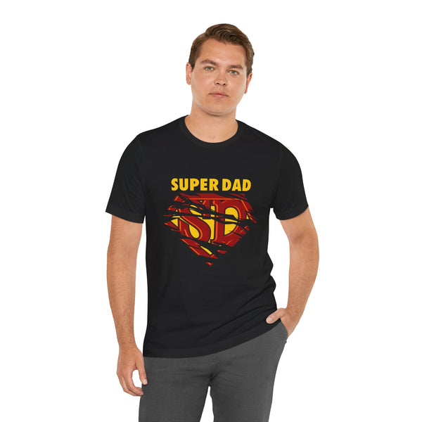 Super Dad Short Sleeve Crew Neck T-Shirt