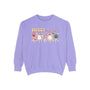 Sweet & Spooky Halloween Sweatshirt - Retro Ghost Lollipops Graphic Sweater