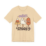 Sweet and Spooky Halloween Shirt - Candy and Ghost Pops Graphic Tee