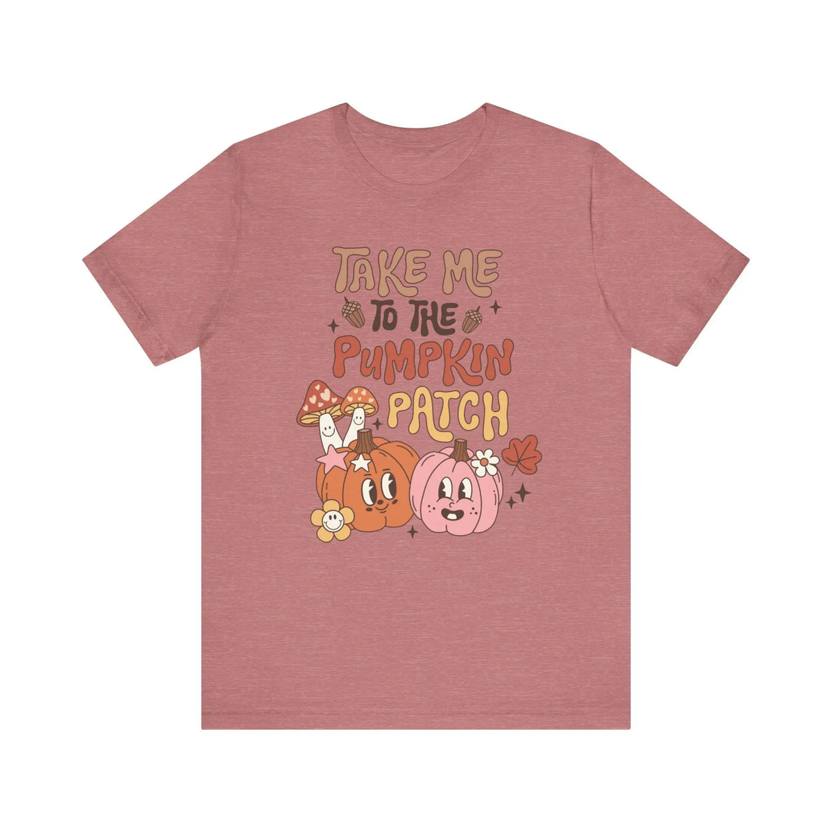 Take Me to the Pumpkin Patch T-Shirt - Retro Fall Graphic Tee - Vintage Pumpkin Patch Design for Autumn Lovers