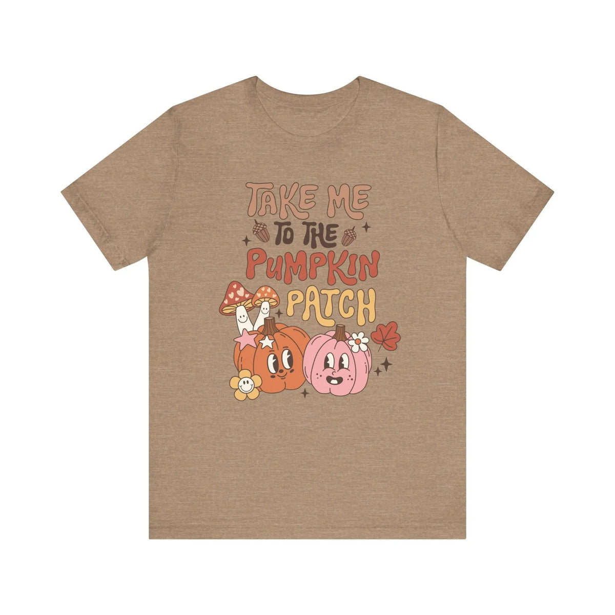 Take Me to the Pumpkin Patch T-Shirt - Retro Fall Graphic Tee - Vintage Pumpkin Patch Design for Autumn Lovers