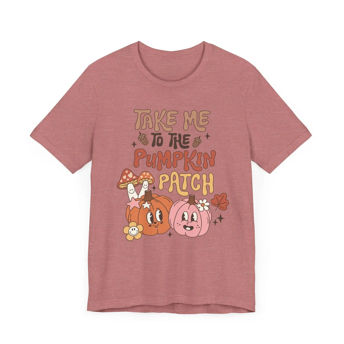 Take Me to the Pumpkin Patch T-Shirt - Retro Fall Graphic Tee - Vintage Pumpkin Patch Design for Autumn Lovers