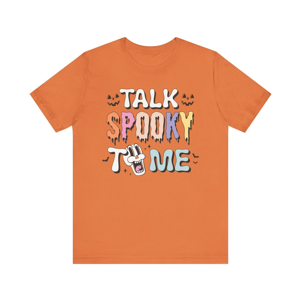 Talk Spooky To Me - Fun Halloween Graphic T-Shirt for Ghost Lovers