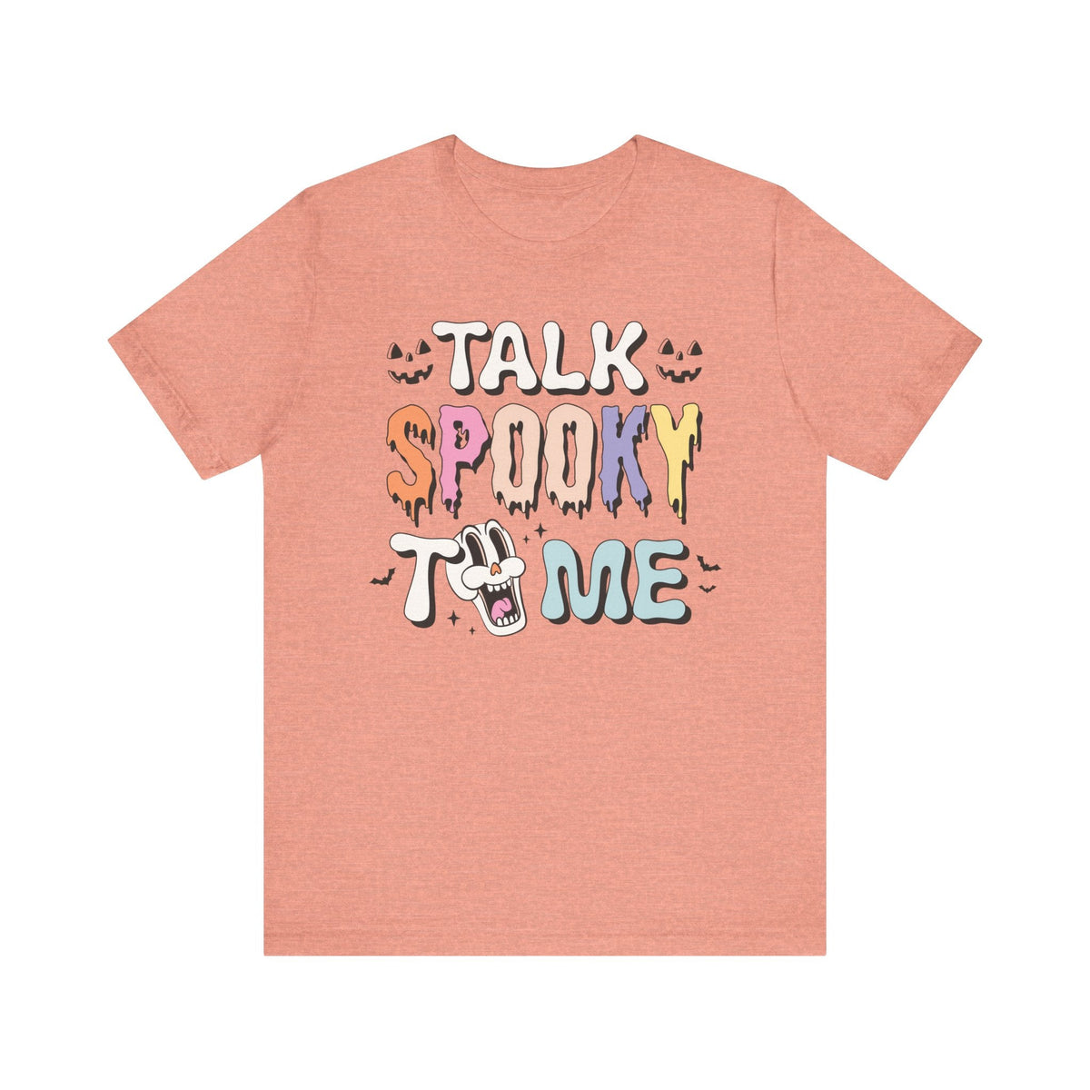 Talk Spooky To Me - Fun Halloween Graphic T-Shirt for Ghost Lovers