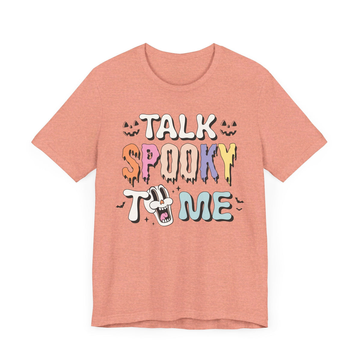 Talk Spooky To Me - Fun Halloween Graphic T-Shirt for Ghost Lovers