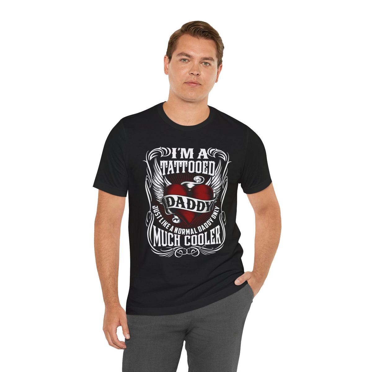 Tattooed Daddy Short Sleeve Crew Neck T-Shirt