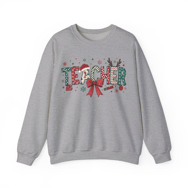 Teacher Christmas Sweatshirt – Funny Holiday Sweatshirt for Teachers