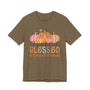 Thankful, Blessed & Kind of a Mess Pumpkins T-Shirt - Fall Graphic Tee - Cozy Autumn Fashion