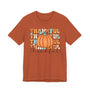 Thankful Fall Pumpkin T-Shirt - Cozy Autumn Graphic Tee - Thanksgiving & Harvest Season Shirt