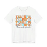 Thankful Fall T-Shirt - Cozy Autumn Graphic Tee - Thanksgiving & Harvest Season Shirt