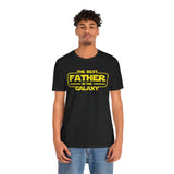 The Beat Father of the Galaxy Black T-Shirt - Dad Tee | Cool Father's Day Gift | Sci-Fi Dad Shirt