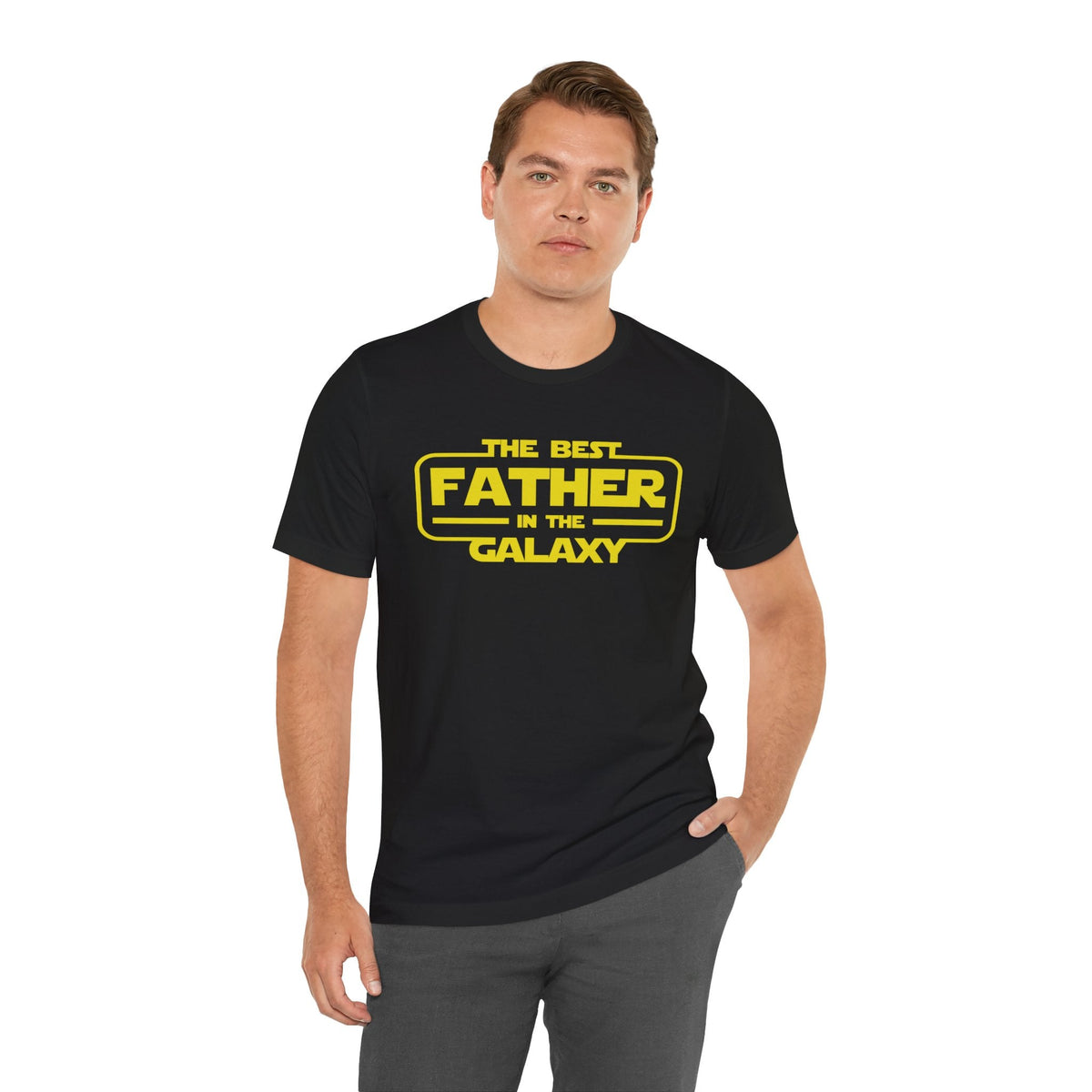 The Beat Father of the Galaxy Black T-Shirt - Dad Tee | Cool Father's Day Gift | Sci-Fi Dad Shirt