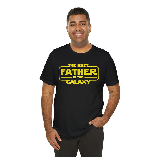 The Beat Father of the Galaxy Black T-Shirt - Dad Tee | Cool Father's Day Gift | Sci-Fi Dad Shirt