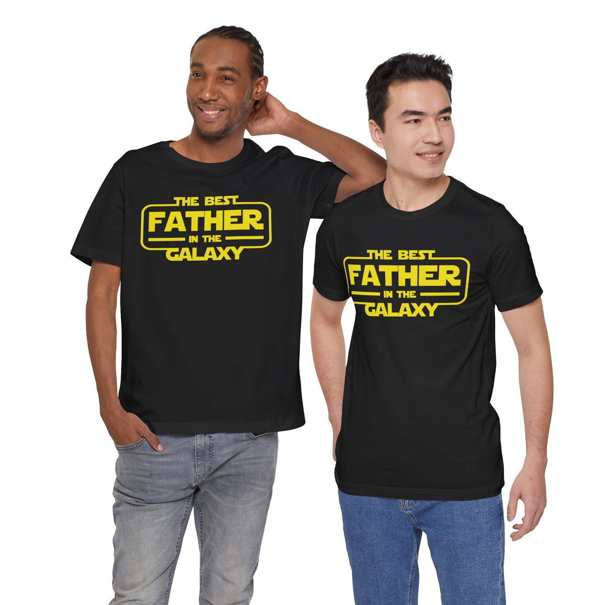 The Beat Father of the Galaxy Black T-Shirt - Dad Tee | Cool Father's Day Gift | Sci-Fi Dad Shirt