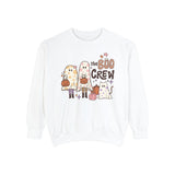 The Boo Crew Halloween Sweatshirt - Ghost Family and Pumpkin Graphic Sweater