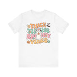 Thick Thighs Spooky Vibes Halloween Shirt - Funny Ghost Graphic Tee