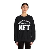 This Could Be An NFT Crypto Crewneck Sweatshirt – Cryptocurrency Shirt for Enthusiasts, Traders, and Meme Lovers