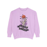 Tis' The Season To Be Spooky - Halloween Skeleton Hand Pumpkin Sweatshirt