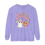 Tis' the Season Halloween Long Sleeve T-Shirt - Cute Ghost and Pumpkin Friends Graphic Tee