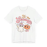 Tis' the Season Halloween Shirt - Cute Ghost and Pumpkin Friends Graphic Tee