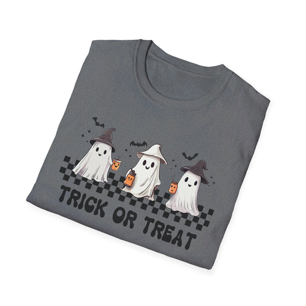 Trick or Treat Ghost Coffee Halloween T-Shirt