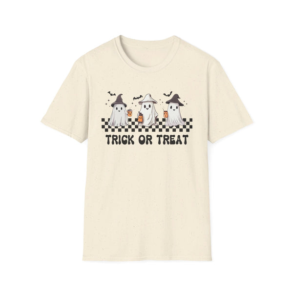 Trick or Treat Ghost Coffee Halloween T-Shirt