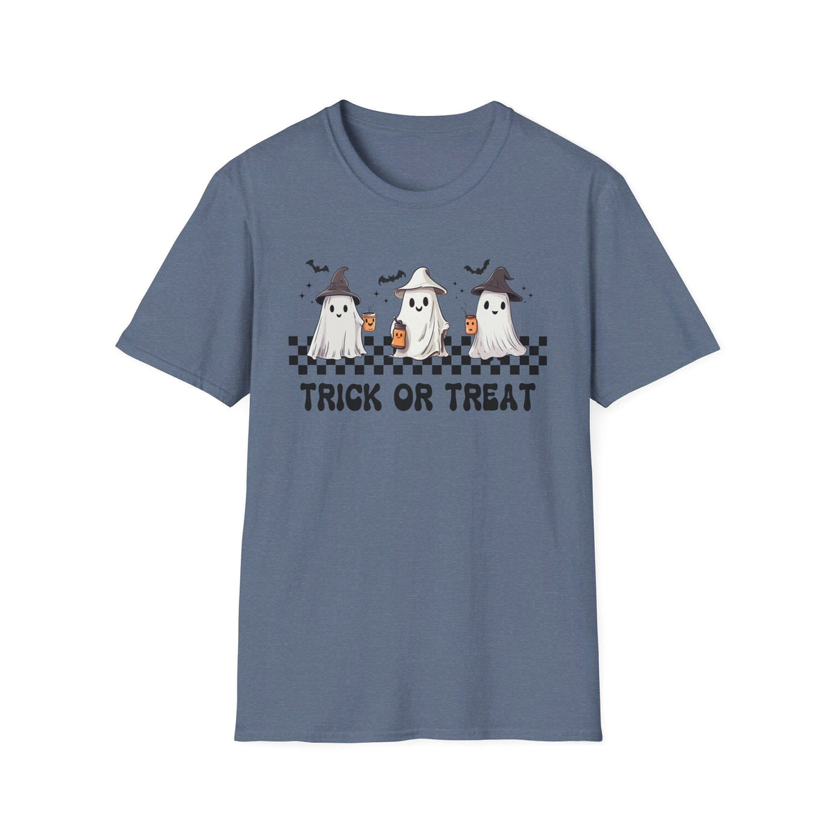 Trick or Treat Ghost Coffee Halloween T-Shirt