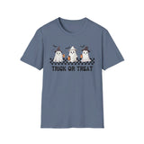 Trick or Treat Ghost Coffee Halloween T-Shirt